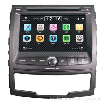 In-dash Car DVD Player for SsangYong Korando 2010-2013,NAV/CD/MP3/DVD/USB/SD/BT with 7" TFT Monitor